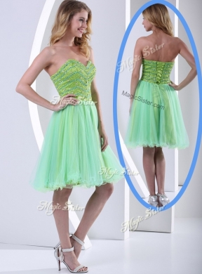 Lovely Sweetheart Beading Short Designer Prom Dresses for Party