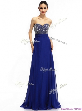 Perfect Empire Sweetheart Discount Evening Dresses in Royal Blue