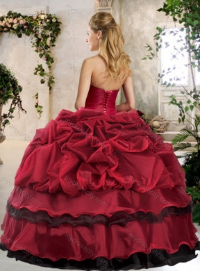 Classical Ball Gown Beading and Pick Ups Quinceanera Dresses