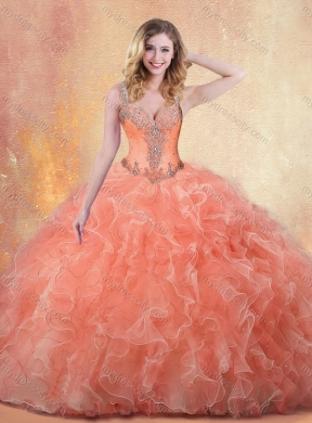 Best Straps Ball Gown Quinceanera Dresses with Ruffles and Appliques