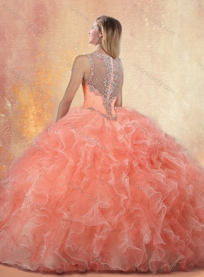 Best Straps Ball Gown Quinceanera Dresses with Ruffles and Appliques