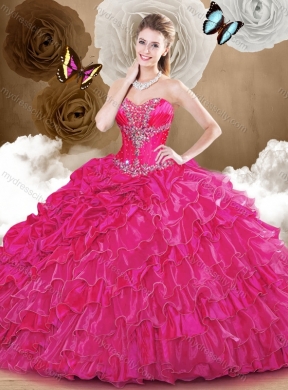 Gorgeous Sweetheart Quinceanera Dresses with Beading and Ruffles