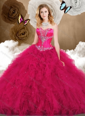 Inexpensive Sweetheart Ball Gown Quinceanera Dresses with Ruffles