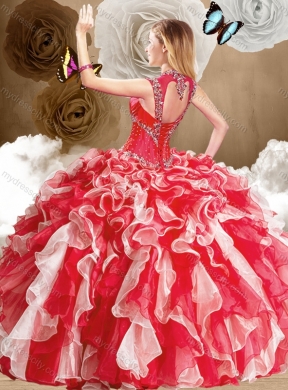 Latest Sweetheart Multi Color Sweet 16 Dresses with Ruffles