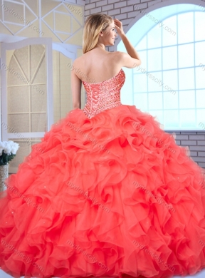 Lovely Sweetheart Quinceanera Dresses with Beading and Ruffles