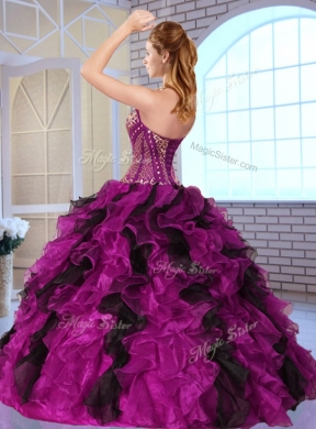 Most Popular Sweetheart Quinceanera Dresses with Appliques and Ruffles