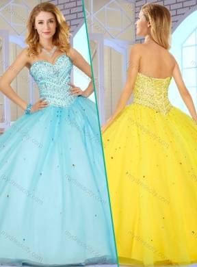 New Style Sweetheart Quinceanera Dresses with Beading for 2016