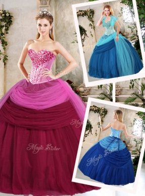 Pretty Ball Gown Beading Quinceanera Dresses for Fall