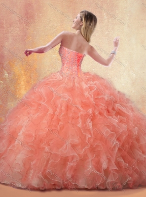 Beautiful Ball Gown Quinceanera Dresses with Beading and Ruffles