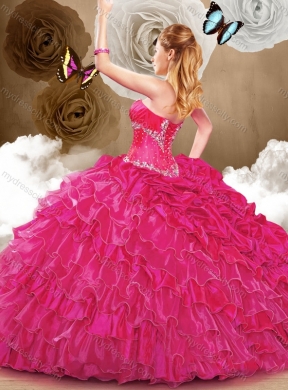 Luxurious Ball Gown Quinceanera Dresses with  Beading and Ruffles