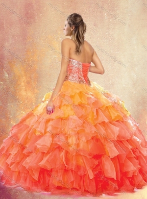 New Style Sweetheart Ball Gown Quinceanera Dresses with Ruffles