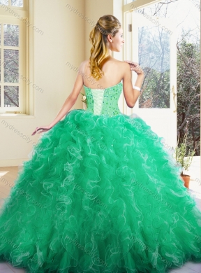 Beautiful Sweetheart Ball Gown Quinceanera Dresses with Ruffles