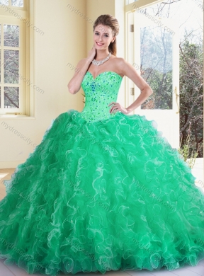 Beautiful Sweetheart Ball Gown Quinceanera Dresses with Ruffles