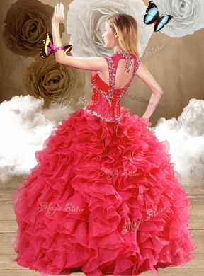 New Arrivals Ball Gown Sweet 16 Gowns with Beading and Ruffles