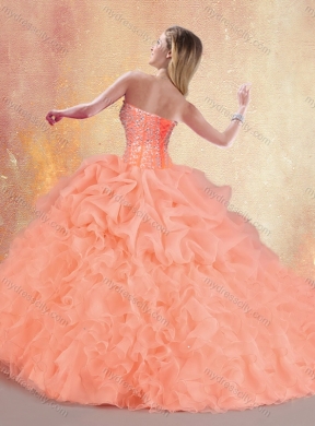 New Arrivals Sweetheart Quinceanera Gowns with Ruffles and Pick Ups