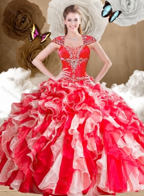 New Style Sweetheart Multi Color Quinceanera Gowns with Beading