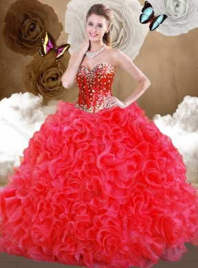 Top Selling Sweetheart Sweet 16 Dresses with Beading and Ruffles