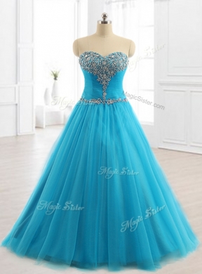 In Stock A Line Sweetheart Quinceanera Dresses with Beading for 2016