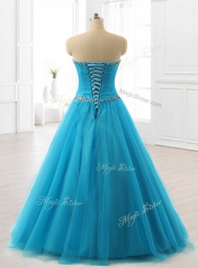 In Stock A Line Sweetheart Quinceanera Dresses with Beading for 2016