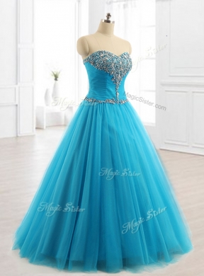 In Stock A Line Sweetheart Quinceanera Dresses with Beading for 2016