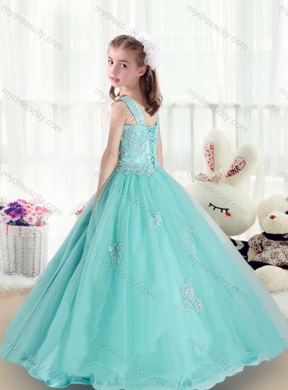 2016 Beautiful Straps Mini Quinceanera Dresses with Appliques and Beading