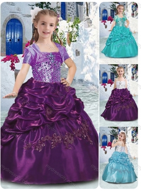 Classical Spaghetti Straps Mini Quinceanera Dresses with Beading and Bubles