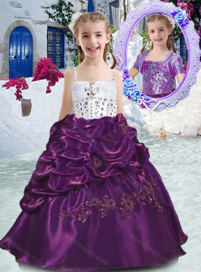 Classical Spaghetti Straps Mini Quinceanera Dresses with Beading and Bubles