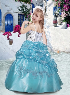 Classical Spaghetti Straps Mini Quinceanera Dresses with Beading and Bubles