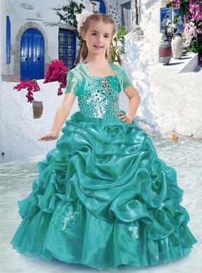 Lovely Spaghetti Straps Mini Quinceanera Dresses with Beading and Bubles