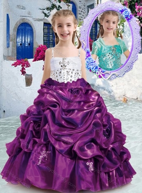 Lovely Spaghetti Straps Mini Quinceanera Dresses with Beading and Bubles