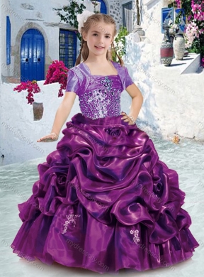 Lovely Spaghetti Straps Mini Quinceanera Dresses with Beading and Bubles