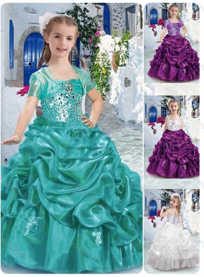 Lovely Spaghetti Straps Mini Quinceanera Dresses with Beading and Bubles