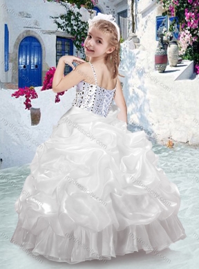 Lovely Spaghetti Straps Mini Quinceanera Dresses with Beading and Bubles