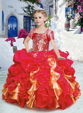 Perfect Ball Gown Mini Quinceanera  Dresses with Beading and Ruffles