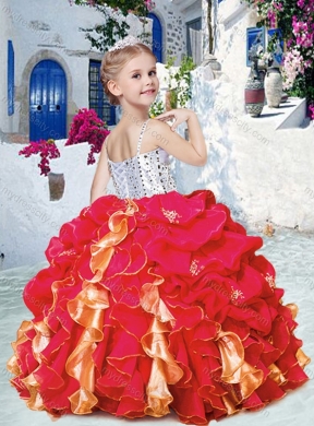 Perfect Ball Gown Mini Quinceanera  Dresses with Beading and Ruffles