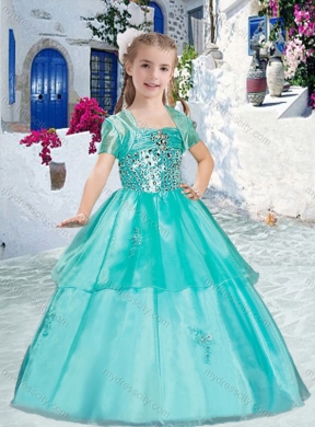 Sweet Ball Gown Mini Quinceanera Dresses with Appliques and Beading