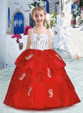 Best Spaghetti Straps Mini Quinceanera Dresses with Appliques and Beading