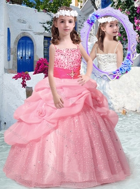 Best Spaghetti Straps Mini Quinceanera Dresses with Beading and Bubles