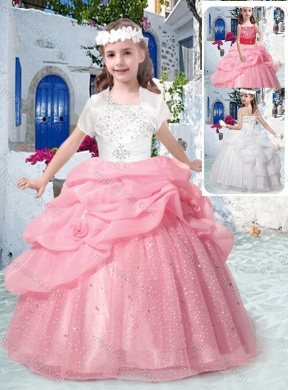 Best Spaghetti Straps Mini Quinceanera Dresses with Beading and Bubles