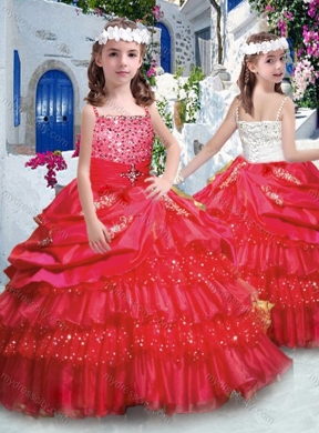 Classical Ball Gown  Mini Quinceanera  Dresses with Ruffled Layers and Beading