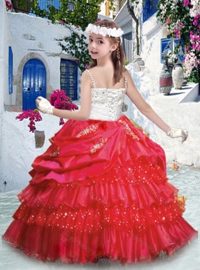 Classical Ball Gown  Mini Quinceanera  Dresses with Ruffled Layers and Beading