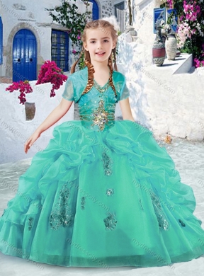 Fashionable Halter Top  Mini Quinceanera Dresses with Beading and Bubles