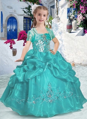 New Arrivals Spaghetti Straps Mini Quinceanera Dresses with Beading and Bubles