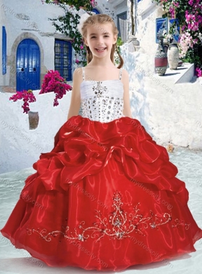 New Arrivals Spaghetti Straps Mini Quinceanera Dresses with Beading and Bubles