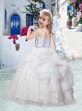 Perfect Spaghetti Straps Mini Quinceanera Dresses with Beading and Bubles