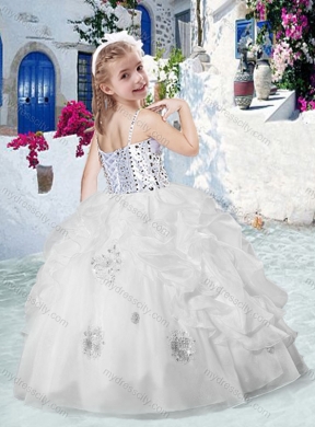 Pretty Spaghetti Straps Mini Quinceanera  Dresses with Beading and Bubles