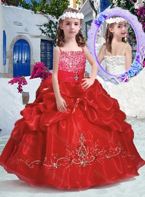 Top Selling Spaghetti Straps Mini Quinceanera Dresses with Beading and Bubles