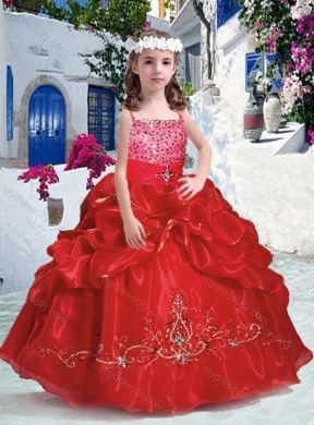 Top Selling Spaghetti Straps Mini Quinceanera Dresses with Beading and Bubles