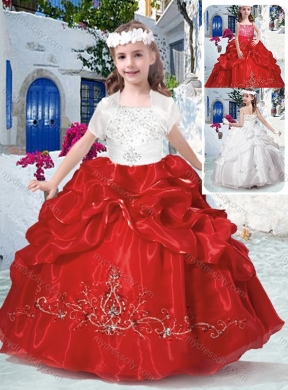 Top Selling Spaghetti Straps Mini Quinceanera Dresses with Beading and Bubles