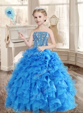 Customized Ball Gown Beaded Sweet 16 Gown and Sequined Short  Dama Dresses Ruffled Mini Quinceanera Dress